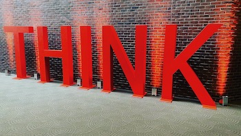 THINK sign from Philadelphia