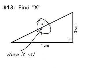 Find "X"