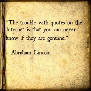 fake internet quote