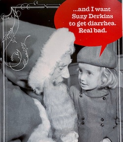 Santa with Child's wishes