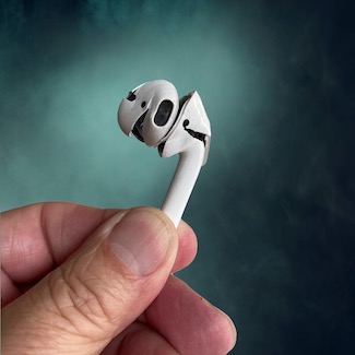 crushed AirPods
