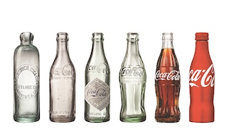 Coca Cola bottle changes