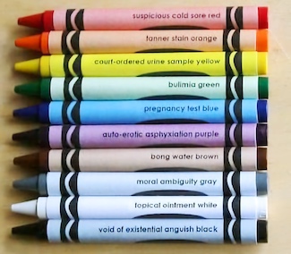 unique color crayon names