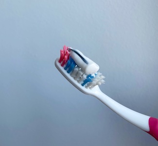 toothbrush and a nurdle