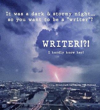 Stormy night image promoting the podcast Street Curb Curiosity