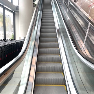 broken escalator