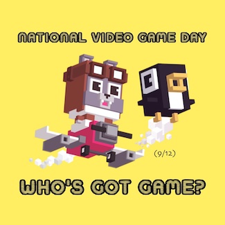 Screen Shot of Shooty Skies for national Video Games Day in September