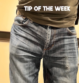 baggy jeans provide a tip for the week