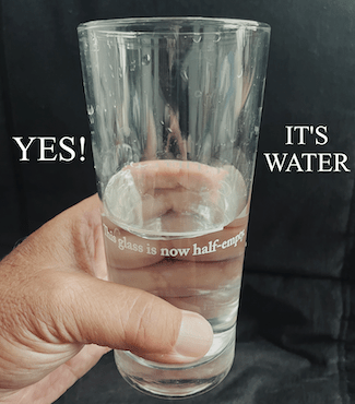 glass of water