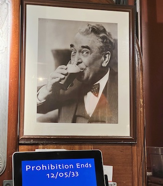 old photo of drinking beer celebrating the end of prohibition in 1933