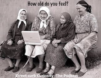 old ladies with a laptop on social media