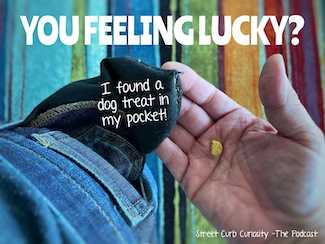 a podcast about being lucky and enjoying the positive small things in our day.