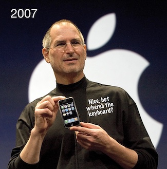 Steve Jobs introducing the iPhone in2007