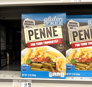 Penne for your thoughts motivational box for national spaghetti day