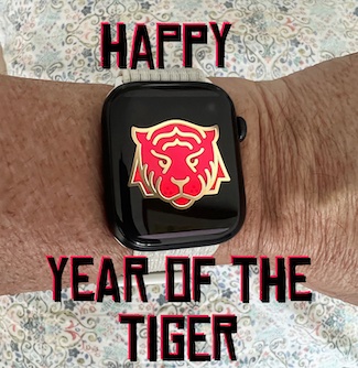 Chinese New Year; year of the tiger