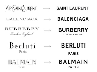 examples of brands that have moved to a sans serif font for their logos