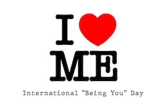 I "heart" me for international "being You" day on May 22 for the daily blog from www.caremoretoday.com