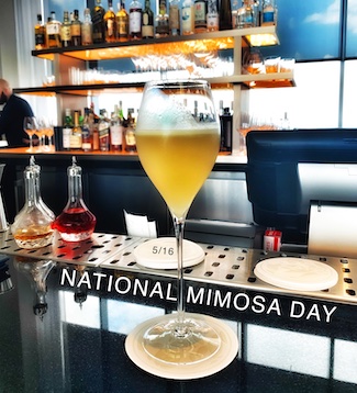 mimosa for national mimosa day on May 16 from the daily blog www.caremoretoday.com