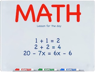 a few equations to show how being good at math is like life...how do you act when you don't know the answers. For the daily positive motivational blog from www.caremoretoday.com