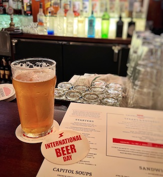 a cold beer to highlight international beer day; also a poem to set the mood, via Homer Simpson, fro t he daily blog www.caremoretoday.com 