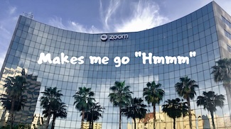 The Zoom HQ office building in California