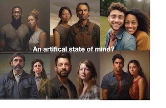 an "AI" look at couples from six different USA states, based on data what we may look like