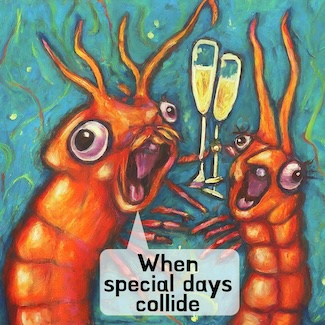 an AI idea for a social day: National Mimosa and National Sea Monkey Day in May