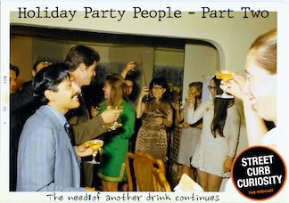 a fun 1960s era party photo to highlight this tie of yea of all the parties and the people who attend them.