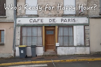 a run down cafe ob a city street with a great name