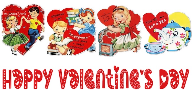 some fun elementary school era style Valentine's Day card for a thought about those working alone on the day of love.