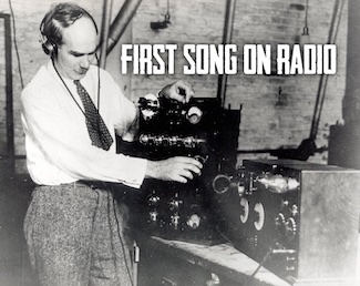 Lee De Forest, the man who played music first on radio in 1907.
