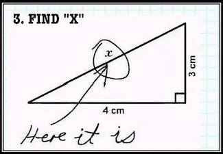 an old simple math meme about finding the value of "X", for national simplicity day in July