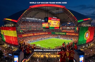what the World Cup match in Dallas between Spain and Portugal may look like in July